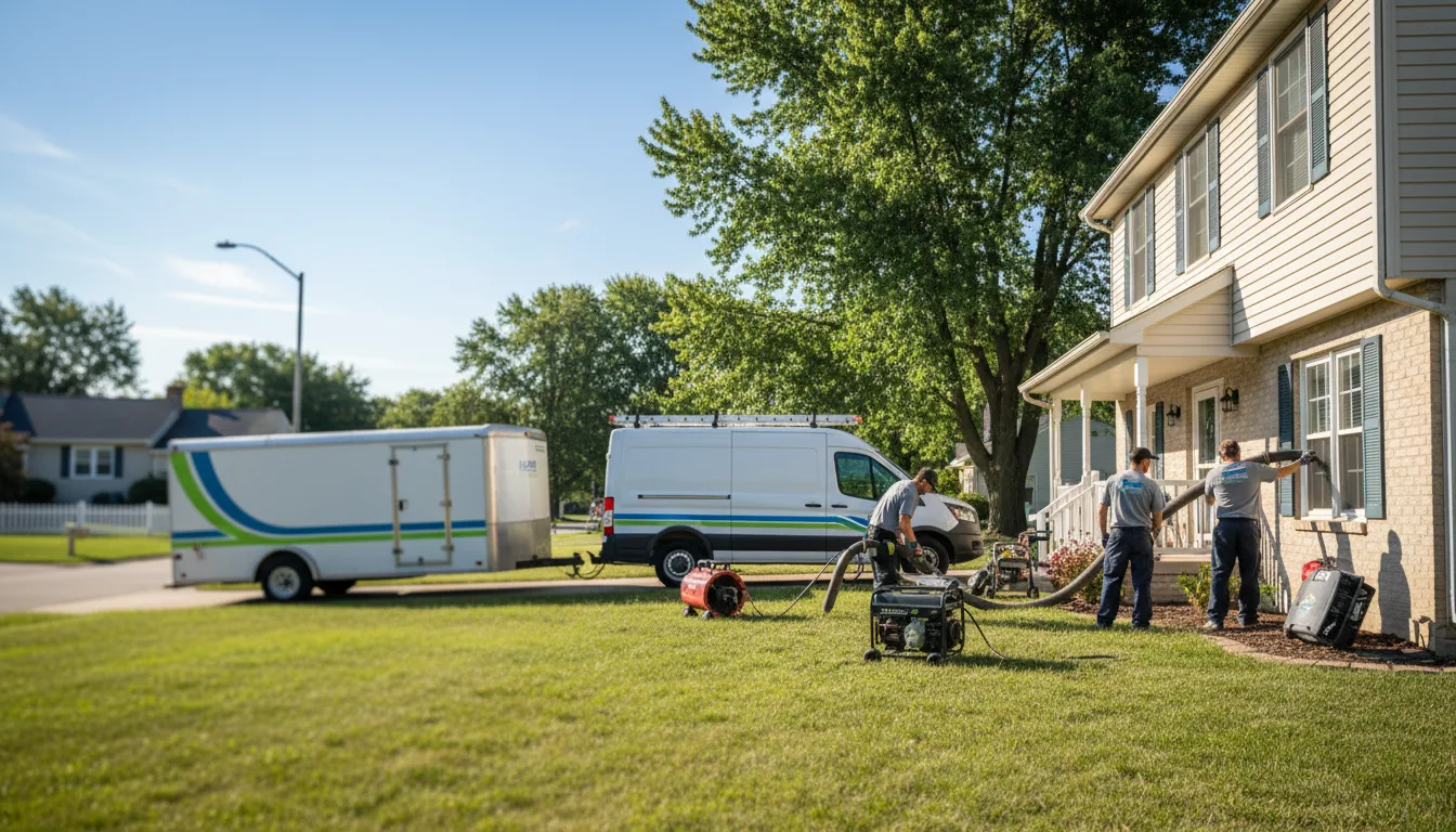 Flooded Basement Restoration And Cleanup With Repair in Muskegon, MI near me